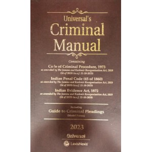 Universal's Criminal Manual (Including Cr.p.c., IPC & Indian Evidence Act) by LexisNexis